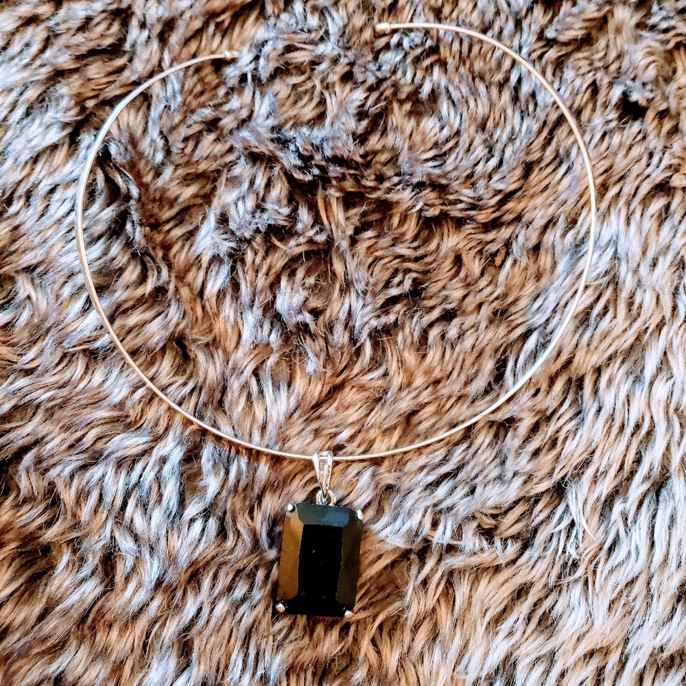 Beautiful Black "Glass" pendant